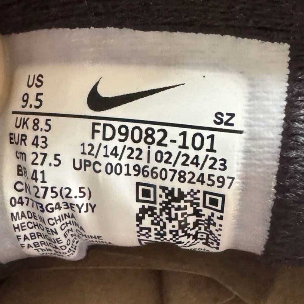 Nike Air Max 1 Chili 2.0 FD9082-101 White University Red Bred Mens Size 9.5 - Picture 8 of 8